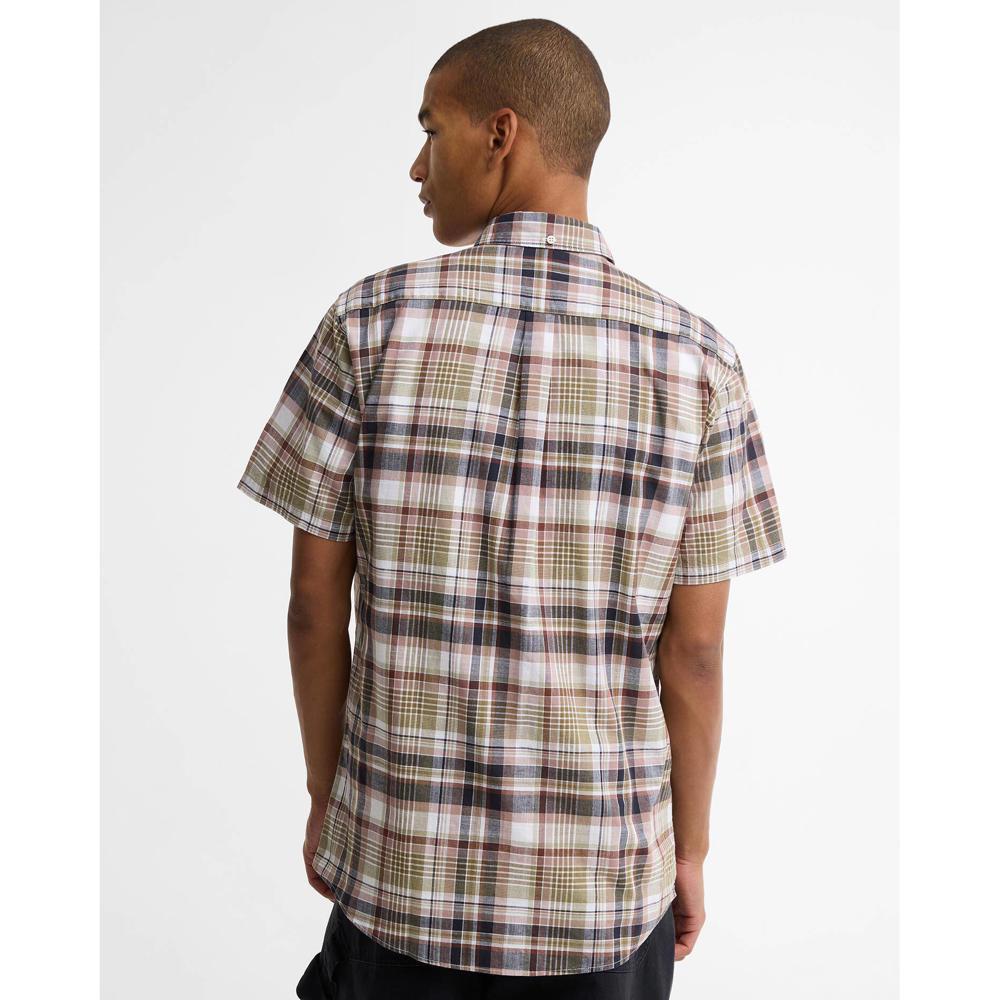 Barbour Baycliff Checked Tailored Short-Sleeved Shirt